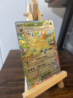 Pokemon TCG Leafeon EX Double Rare Holo Card 006/131 Prismatic Evolutions NM - Image 3