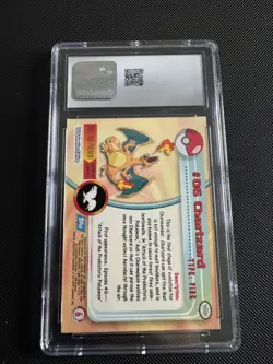 Pokemon TCG Topps - series 1 - Charizard 06 - 1st print CGC 8.5🔥 - Image 2