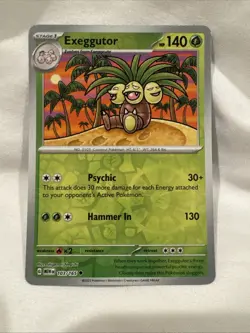 Exeggutor 103/165 Reverse Holo Pokemon Scarlet & Violet 151 - Image 1
