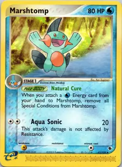 Marshtomp - 41/109 Ruby and Sapphire LP Pokemon TCG - Image 1