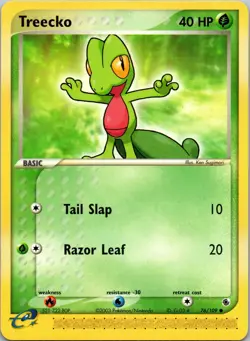 Treecko - 76/109 Ruby and Sapphire MP Pokemon TCG - Image 1