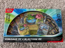 Pokemon TCG SV: Venusuar And Blastoise Ex Premium Collection (In Hand) - Image 1