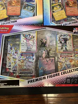 Pokemon Prismatic Evolutions Figure Collection Box/2 Poster Collections - Image 2
