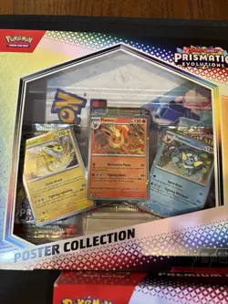 Pokemon Prismatic Evolutions Figure Collection Box/2 Poster Collections - Image 3