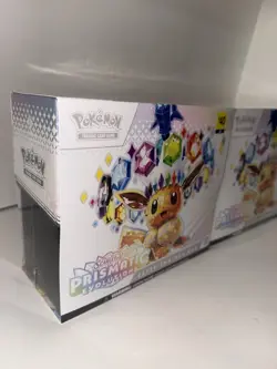 Pokemon TCG Prismatic Evolutions Elite Trainer Box ETB Factory Sealed Lot of 2 - Image 2