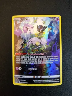 Pokemon Crown Zenith: Galarian Gallery Holo Full Art Rare Sleepy Mew GG10/GG70-A - Image 1