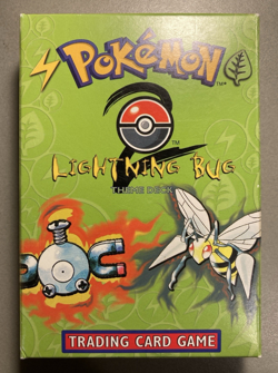 Pokemon Lightning Bug Full Theme Deck Base Set 2 WOTC Vintage 1999 Complete Box - Image 1