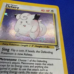 Pokemon TCG Clefairy Base Set 2 6/130 Holo Unlimited Holo Rare - Image 2