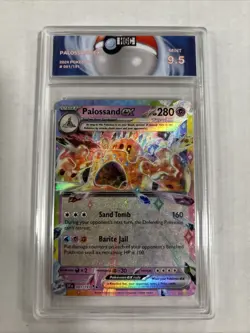 2024 Pokemon Palossand Ex #91 HGC 9.5 (sb4) - Image 1