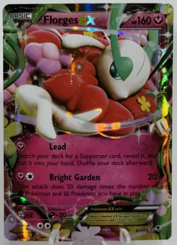Pokemon TCG Florges EX 67/119 Phantom Forces Holo Ultra Rare EX 2014 [VLP] - Image 1