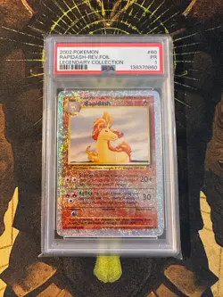 Pokemon Rapidash 60/110 Legendary Collection Reverse Holo PSA 1 - Image 1