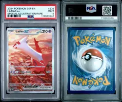 Pokemon TCG Latias EX Surging Sparks Special Illustration Rare PSA9 - Image 3