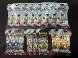 Pokemon TCG Stellar Crown Booster Pack Lot Of 15. New Sealed. - Image 1