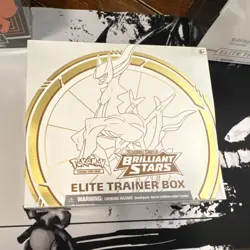 Pokemon Sword & Shield Brilliant Stars Sealed Elite Trainer Box Arceus - Image 1