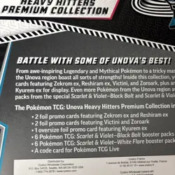 Lot of 2 Pokemon TCG Unova Heavy Hitters Premium Collection Sealed New - Image 3