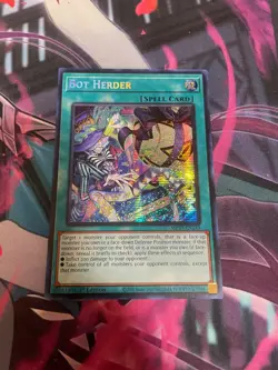 YUGIOH - BOT HERDER - PRISMATIC SECRET RARE - MP25 - 1ST ED - NM - Image 1