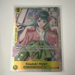 Bandai One Piece Kouzuki Hiyori OP06-106 Wings Captain SR Foil Character 0 Power - Image 1