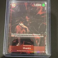 One Piece OP09-004 Shanks Emperors in the New World Alt Art Foil SR NM - Image 3