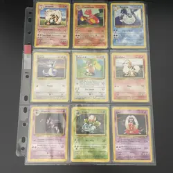 ⭐Complete Pokemon Base Set Common Uncommon Cards 1999⭐Pokemon Base Set starter - Image 1