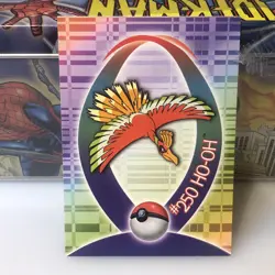 Pokemon Topps Ho-oh Johto League Champions Sticker Card #37 2001 - Image 1
