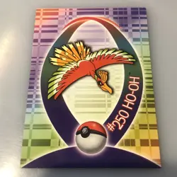Pokemon Topps Ho-oh Johto League Champions Sticker Card #37 2001 - Image 4
