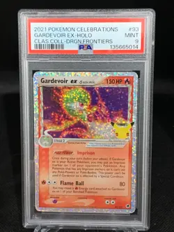 PSA 9 Mint Gardevoir ex holo Celebrations Classic Collection 93/101 Pokemon Card - Image 1