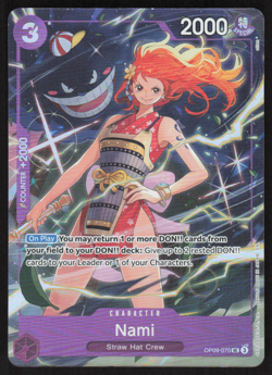 One Piece Nami OP09-070 - Alt Art - Premium Card Collection Best Vol. 4 - NM - Image 1