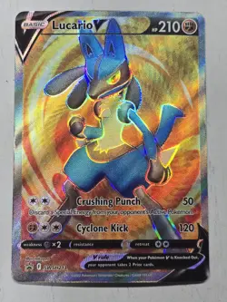 Pokemon TCG Lucario V SWSH213 SWSH: Sword & Shield Promo Cards Holo - Image 1