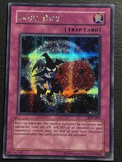 Skull Dice Yu-Gi-Oh Promo Card EDS-003 Prismatic Secret Rare Near Mint NM - Image 1