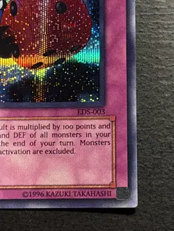 Skull Dice Yu-Gi-Oh Promo Card EDS-003 Prismatic Secret Rare Near Mint NM - Image 4