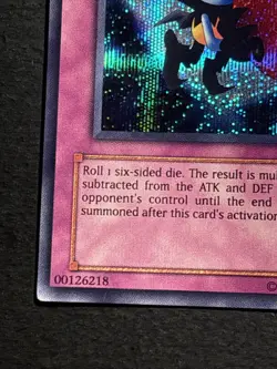 Skull Dice Yu-Gi-Oh Promo Card EDS-003 Prismatic Secret Rare Near Mint NM - Image 5