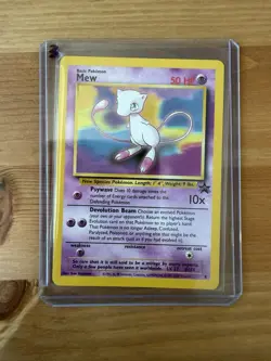 Mew #8 Black Star Promo WOTC Pokemon Card NM - Image 1