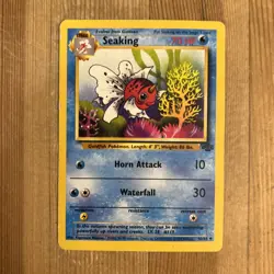 Seaking 46/64 Uncommon Jungle Unlimited Pokemon TCG Card HP 1999 Vintage WOTC - Image 1