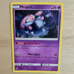 MESPRIT 42/131 POKEMON CARD (FORBIDDEN LIGHT SET) - Image 1