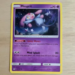 MESPRIT 42/131 POKEMON CARD (FORBIDDEN LIGHT SET) - Image 2