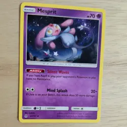 MESPRIT 42/131 POKEMON CARD (FORBIDDEN LIGHT SET) - Image 3