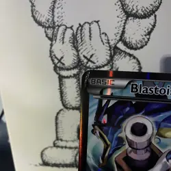 Pokemon Card TCG - Blastoise EX XY122 Jumbo Black Star Promo Card Oversized - NM - Image 2