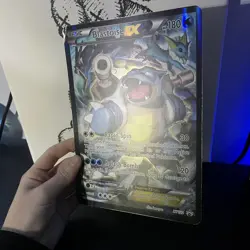 Pokemon Card TCG - Blastoise EX XY122 Jumbo Black Star Promo Card Oversized - NM - Image 3