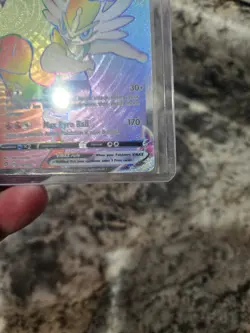 Pokemon Cinderace VMAX Full Art Secret Rare Holo 194/192 Rebel Clash Card - Image 4