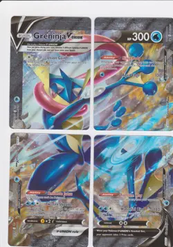 Greninja V-Union [Set Of 4] Holo Promo Card SWSH 155 156 157 158 NM - Image 1