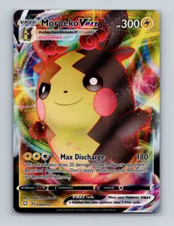 Morpeko VMAX 038 Pokemon Shining Fates Ultra Rare Card NM+ - Image 1