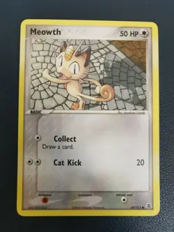 Pokemon Card Meowth 69/112 EX FireRed & LeafGreen Common - Image 1