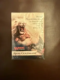 Magic The Gathering Promo Planeswalkers Deck 2014 SEALED (Ajani Goldmane, White) - Image 1