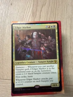 Magic the Gathering "Vampiric Bloodlust" Commander Deck (Edgar Markov) - Image 1