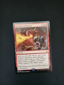 MTG - Reckless Endeavor - Commander: Adventures in the Forgotten Realms - Lp - Image 1