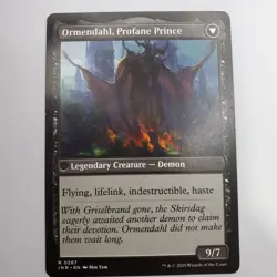 MTG Westvale Abbey - Ormendahl, Profane Prince INR 0287 - Innistrad: Remastered - Image 2