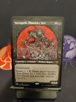 Varragoth, Bloodsky Sire (Showcase) Kaldheim KHM 309 Regular Demon Rogue Legend - Image 1