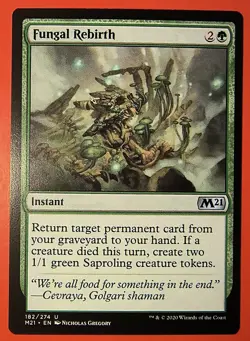 Fungal Rebirth Core Set 2021 MTG -NM Instant M21 - Image 1