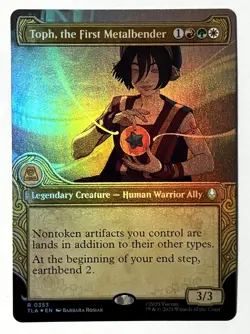 Toph, the First Metalbender - Showcase FOIL - MTG Avatar - TLA 353 - Image 1