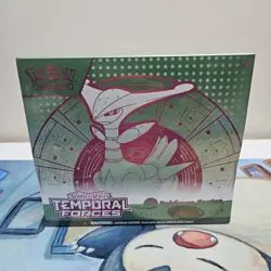 Pokemon TCG Temporal Forces Pokemon Center Exclusive ETB Iron Leaves Sealed - Image 1